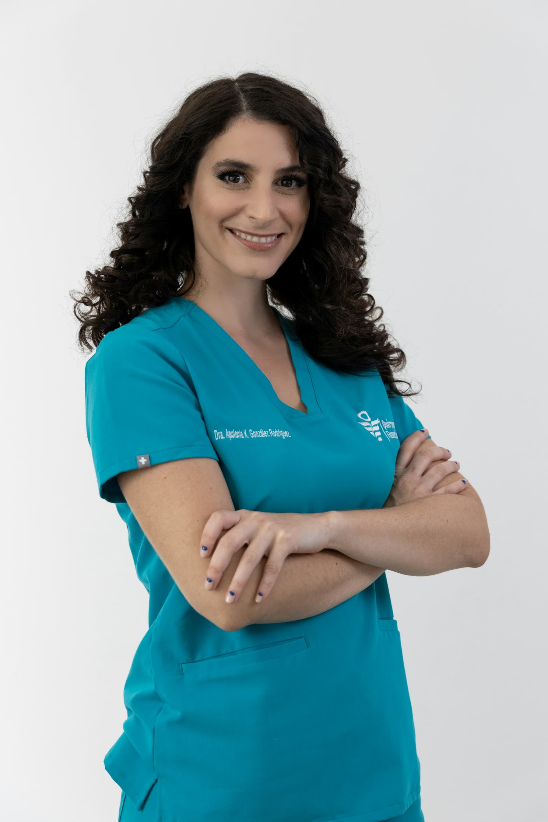 Profissional de saúde sorrindo